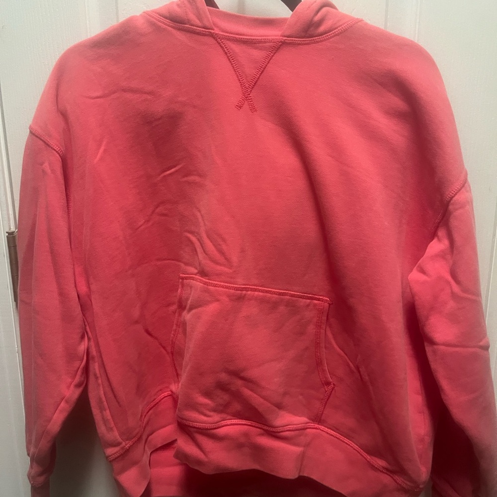 American Eagle Outfitters Men's Coral Hoodie